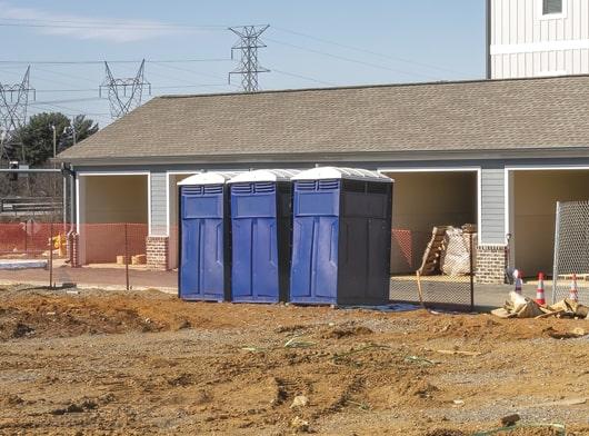 the number of construction portable restrooms needed for a job site depends on the size and period of the project, as well as the number of employees on site