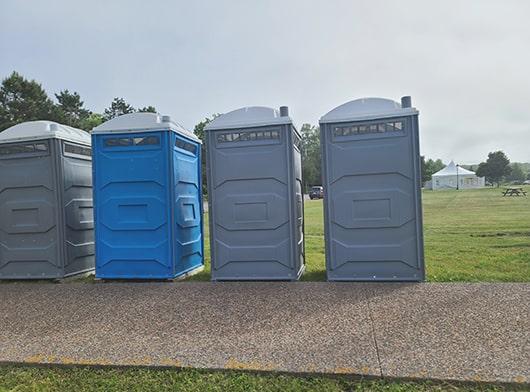 our team routinely cleans and maintains the event restrooms throughout the period of your event to ensure they're always in pristine condition